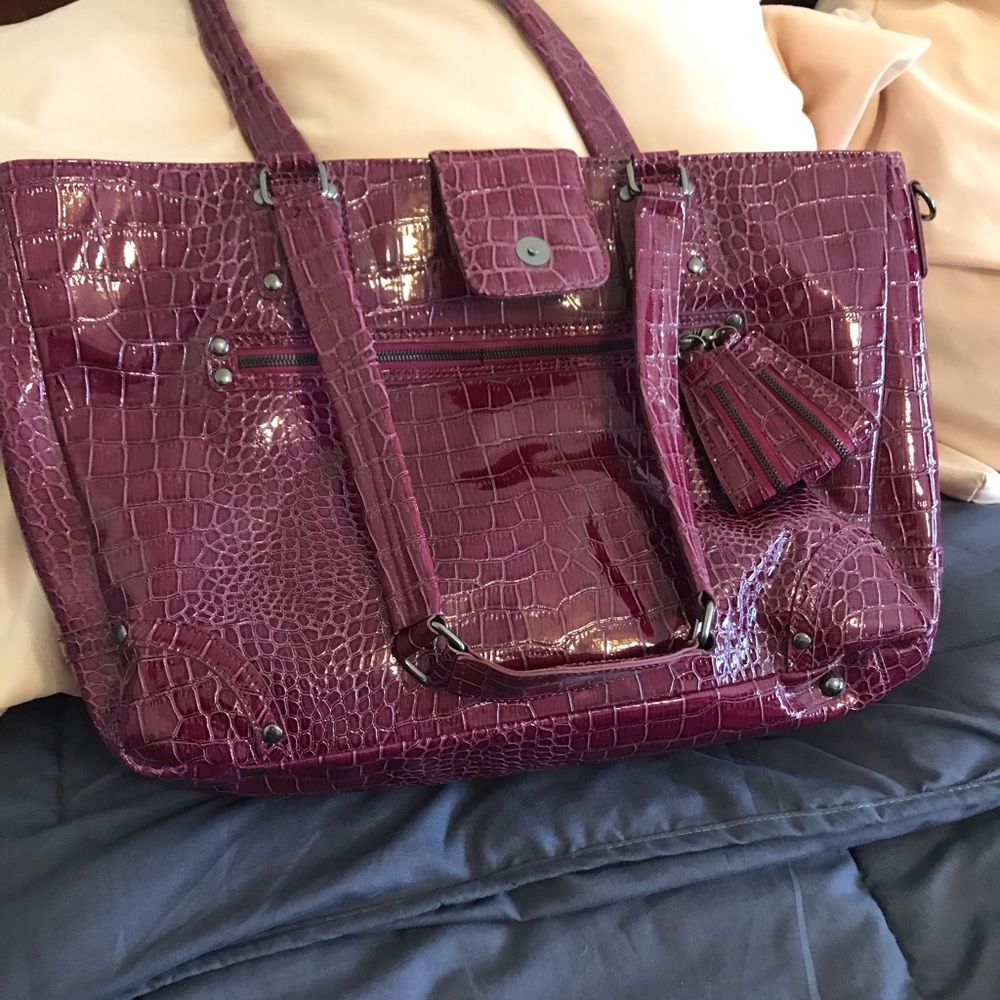SOLD Burgundy bag - Picture 1 of 5
